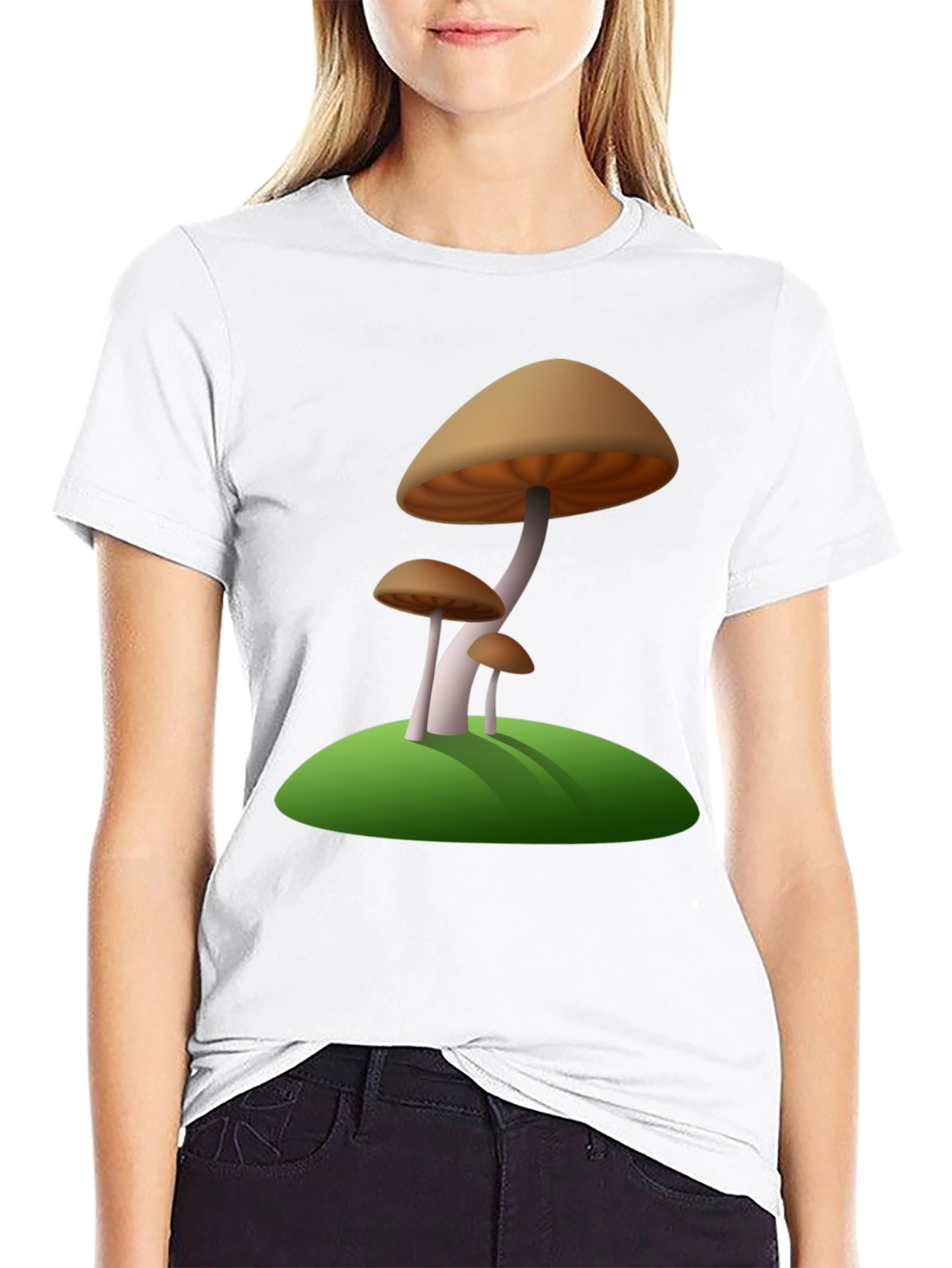 Mushroom Graphic Tee - Nature Inspired Design