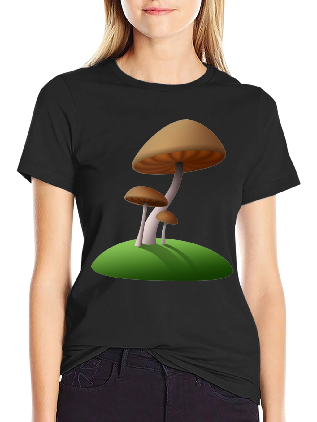 Mushroom Graphic Tee - Nature Inspired Design