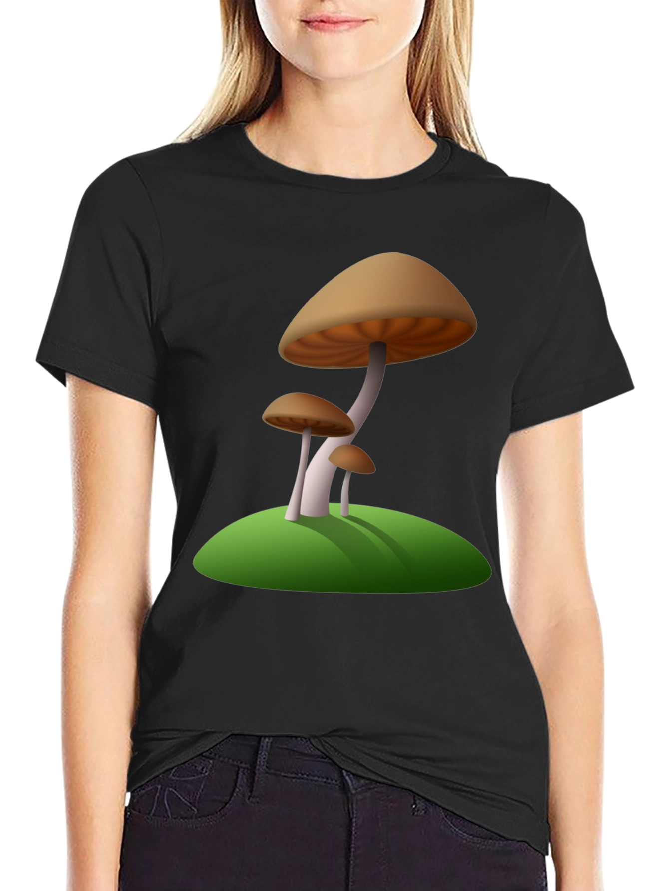 Mushroom Graphic Tee - Nature Inspired Design