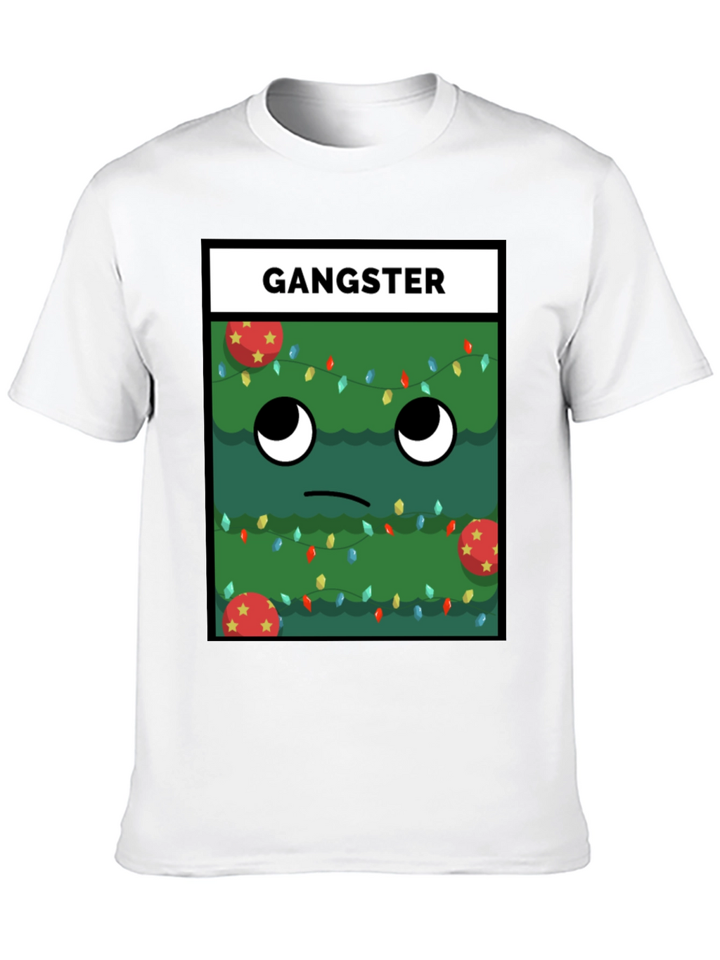 Gangster Christmas Tree T-Shirt