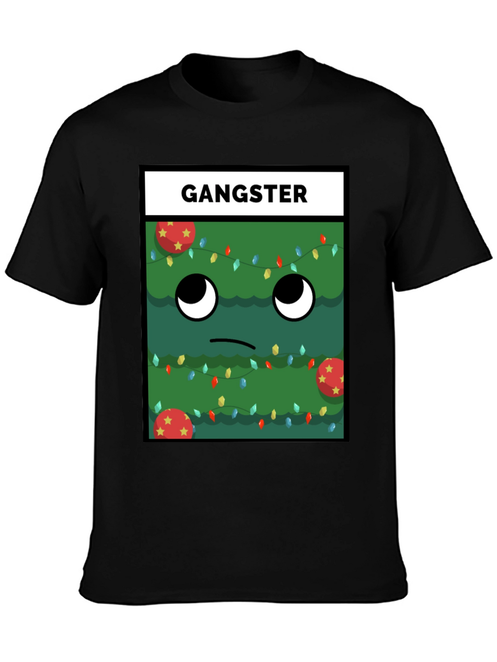 Gangster Christmas Tree T-Shirt