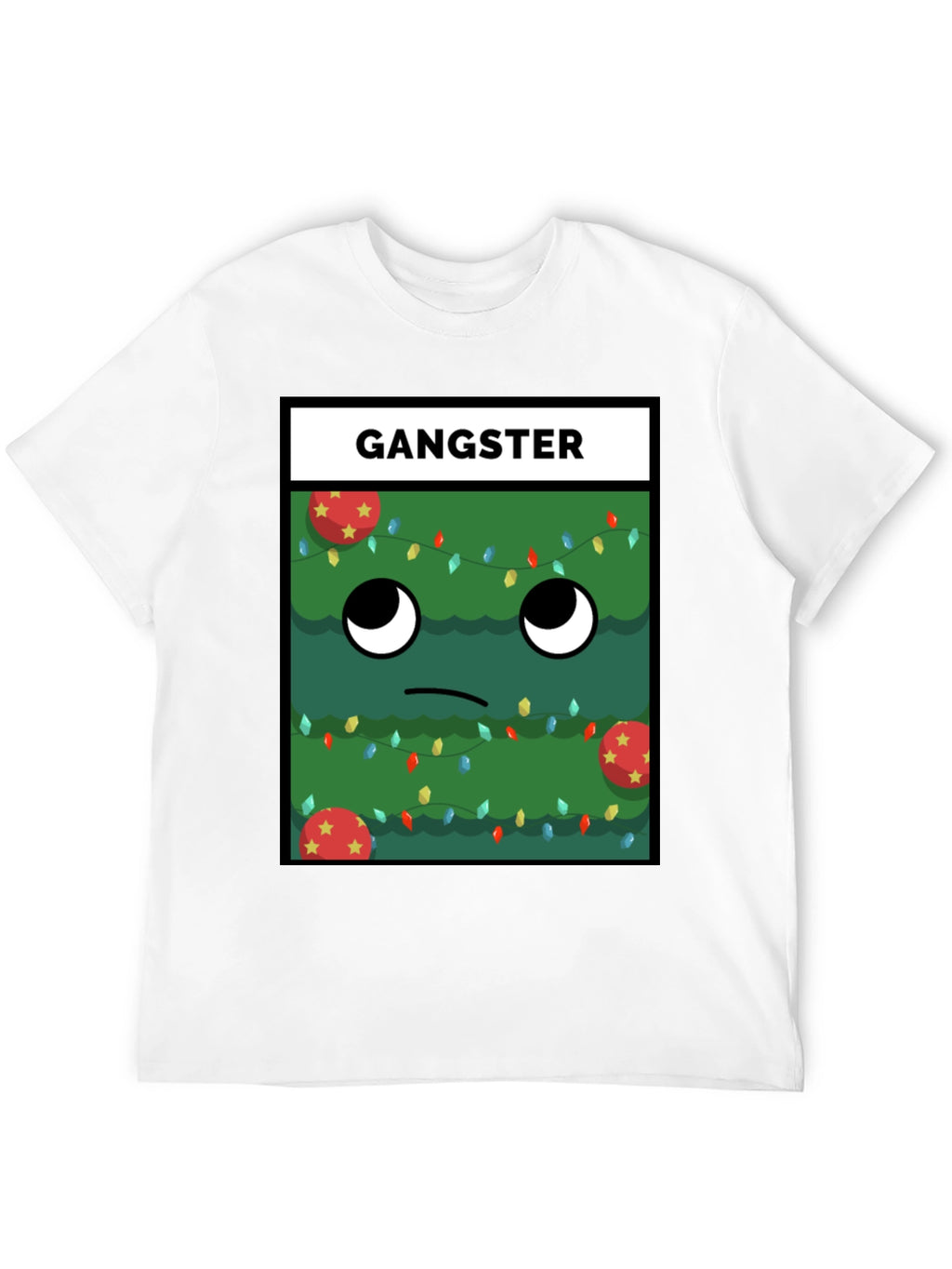 Gangster Christmas Tree T-Shirt