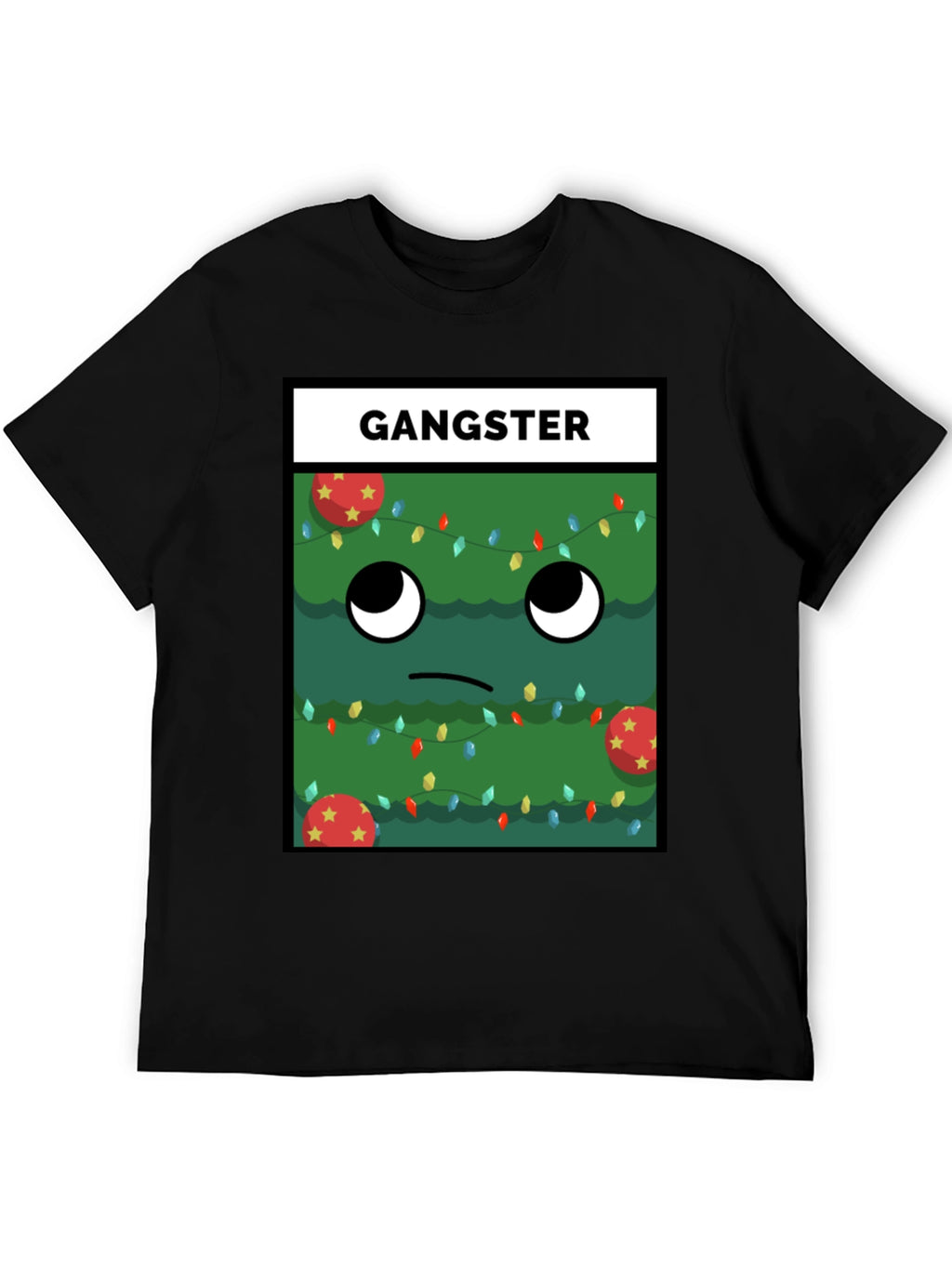 Gangster Christmas Tree T-Shirt