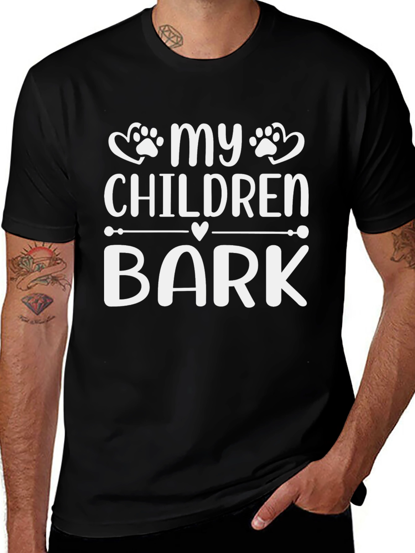 My Children Bark Funny Dog Lover T-Shirt