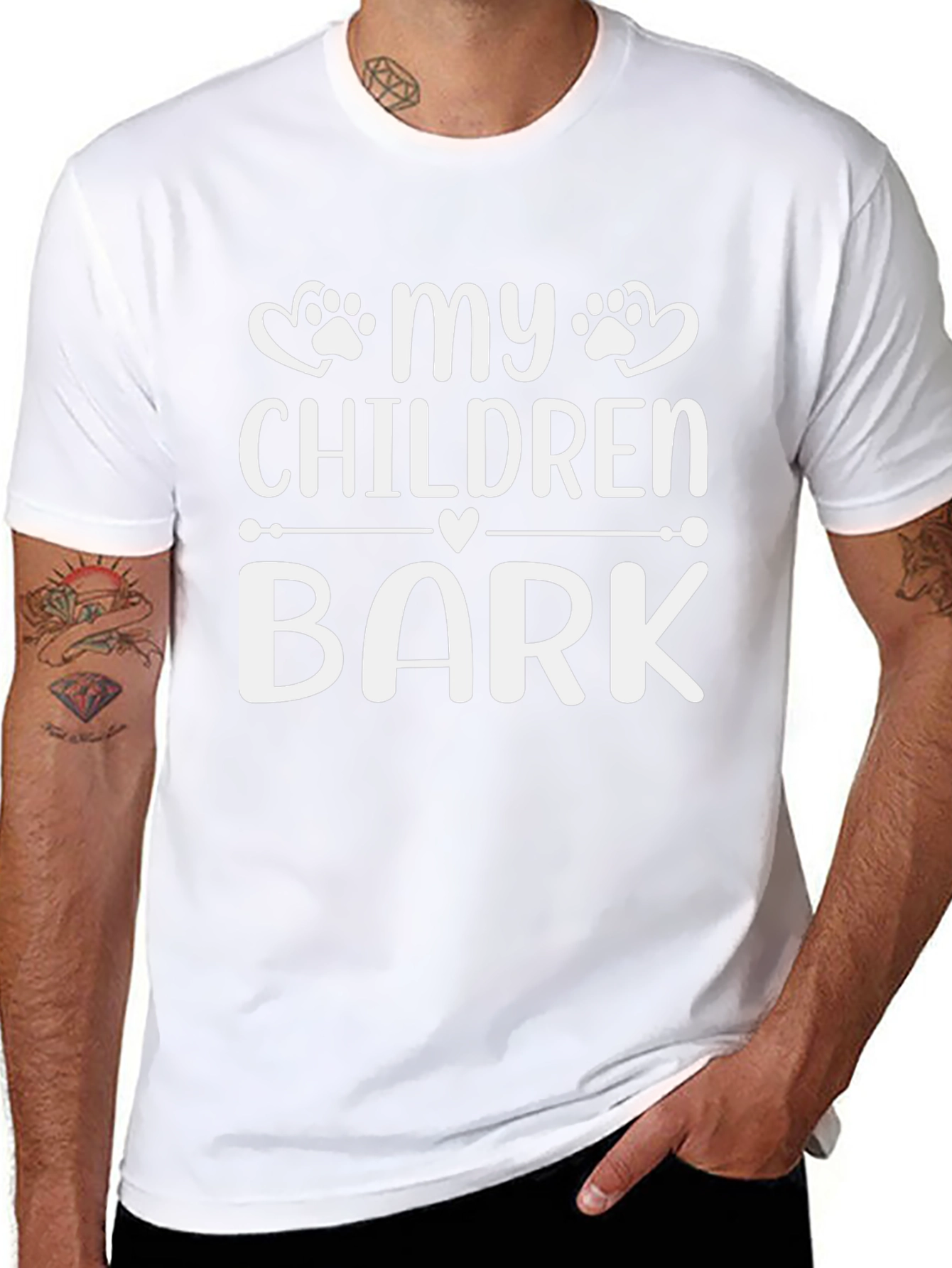 My Children Bark Funny Dog Lover T-Shirt