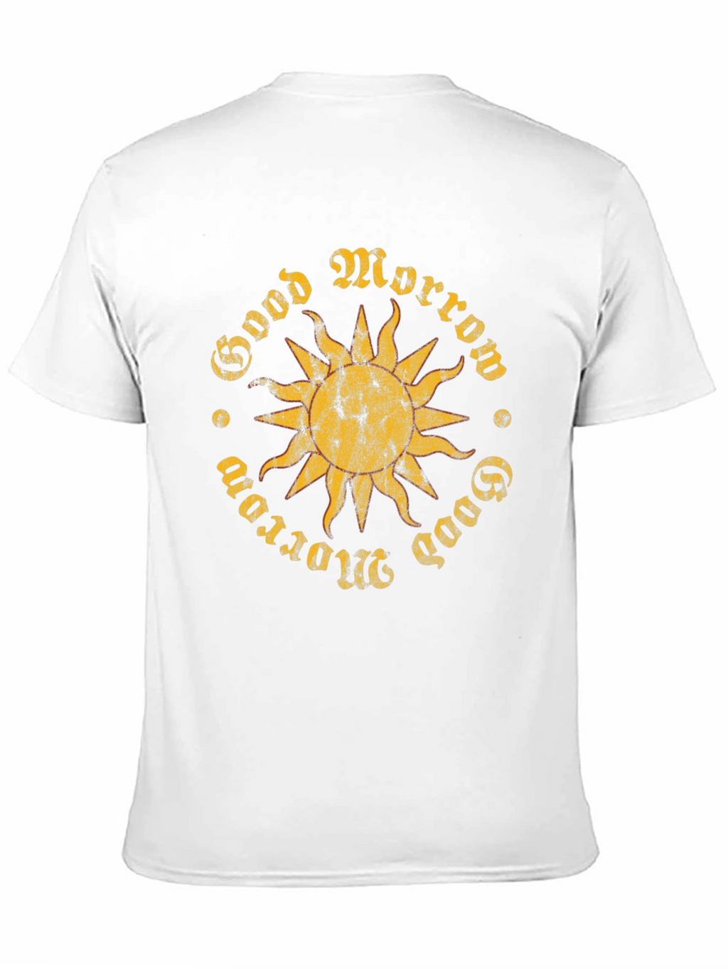 Good Morrow Sun Graphic Black T-Shirt