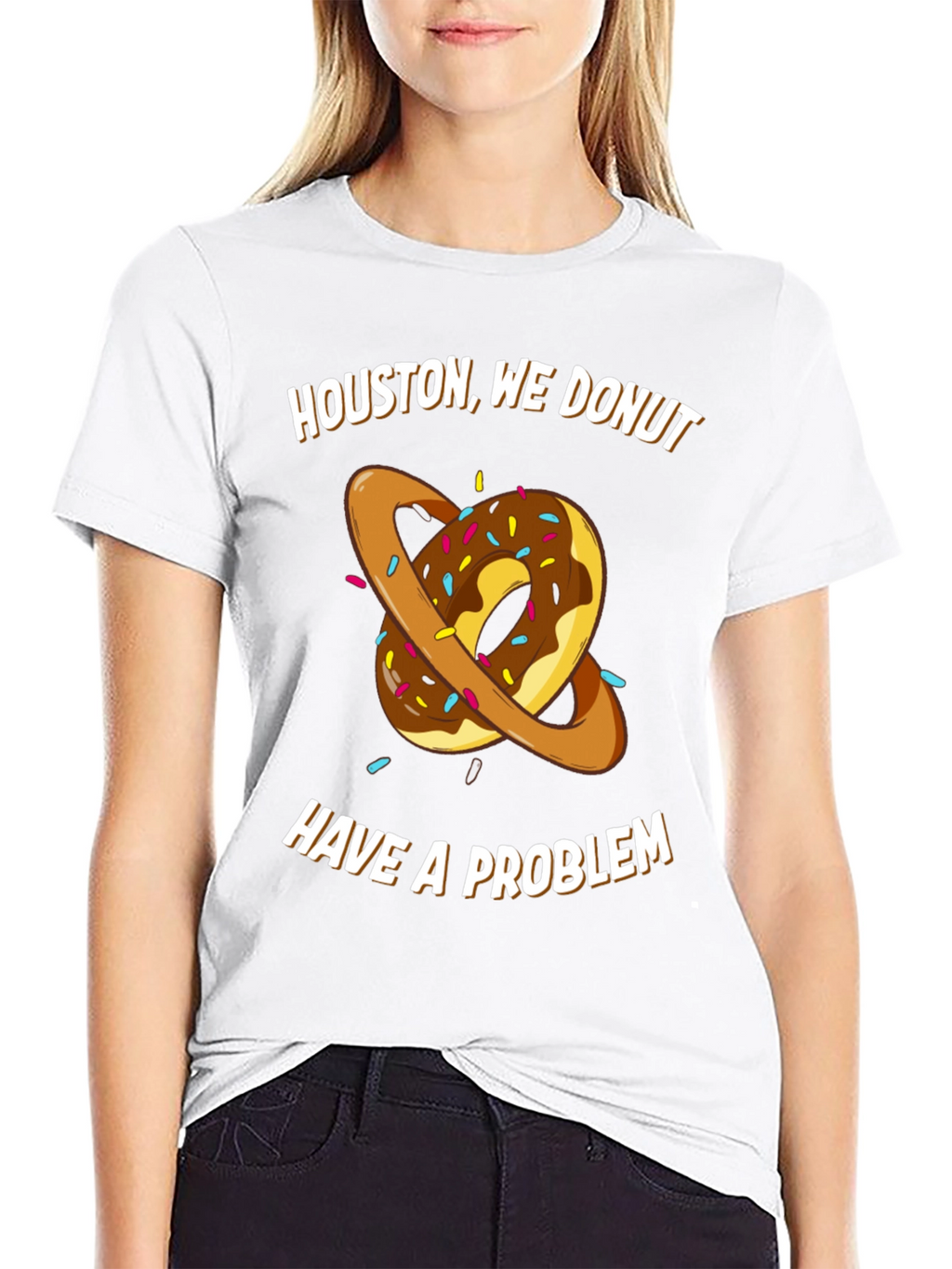 Houston We Donut Have A Problem T-Shirt