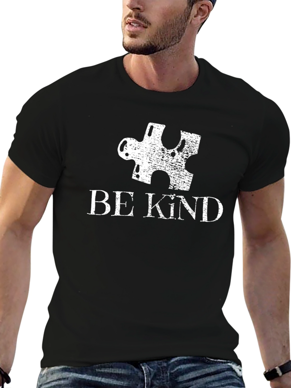 Be Kind Autism Awareness Puzzle Piece T-Shirt