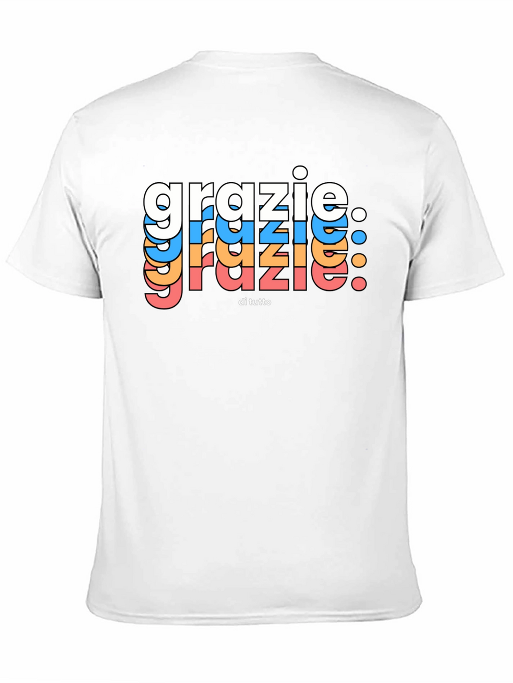 Grazie Di Tutto Graphic Tee - Black Cotton Blend