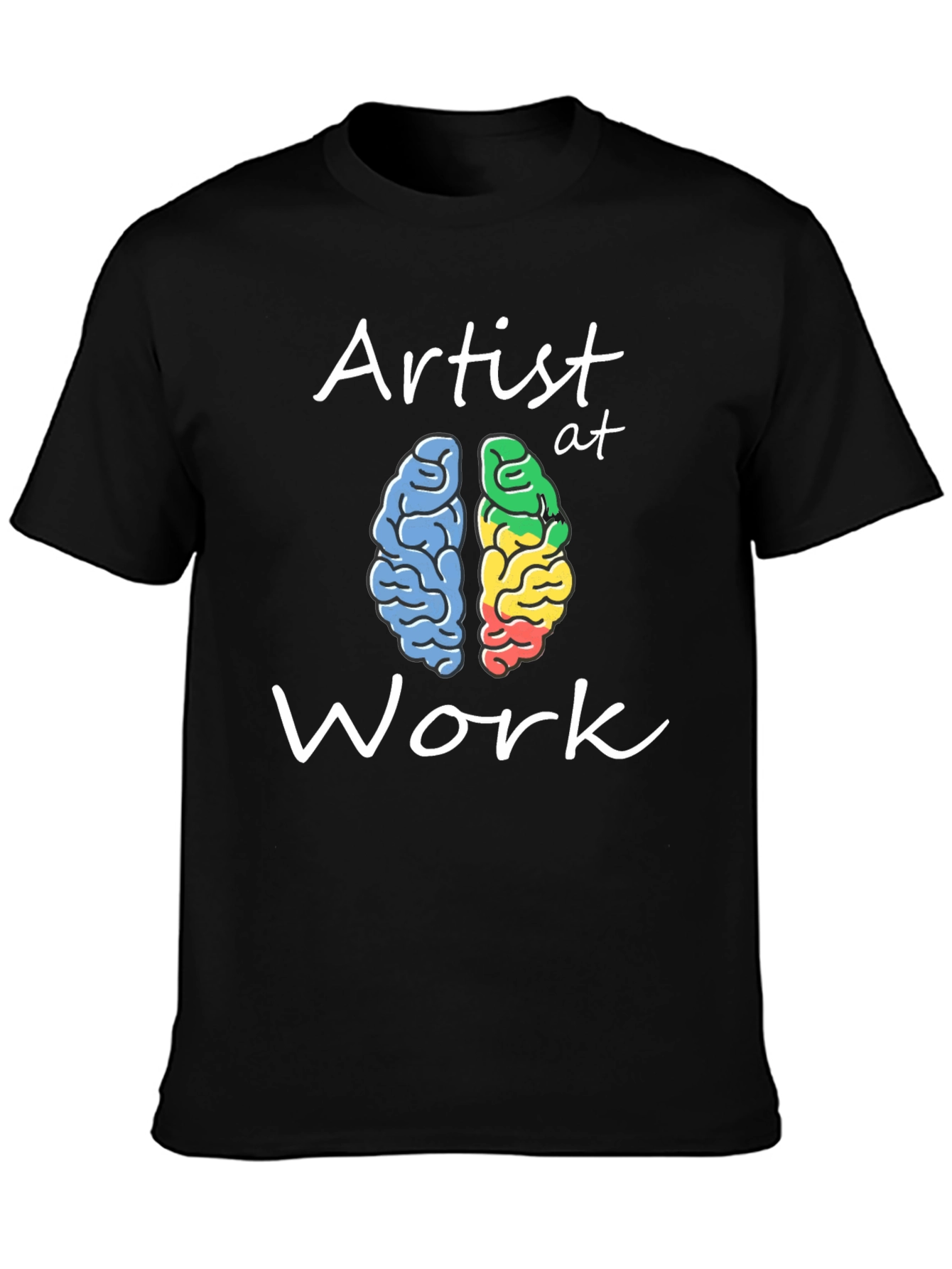 Artist at Work Brain Graphic Tee - Creative Minds Apparel