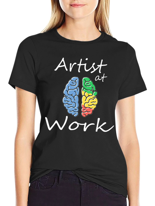 Artist at Work Brain Graphic Tee - Creative Minds Apparel