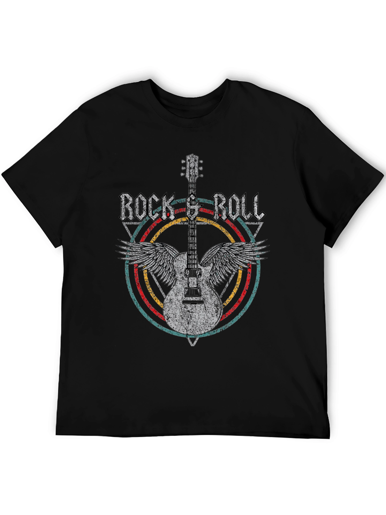 Retro Rock & Roll Guitar T-Shirt