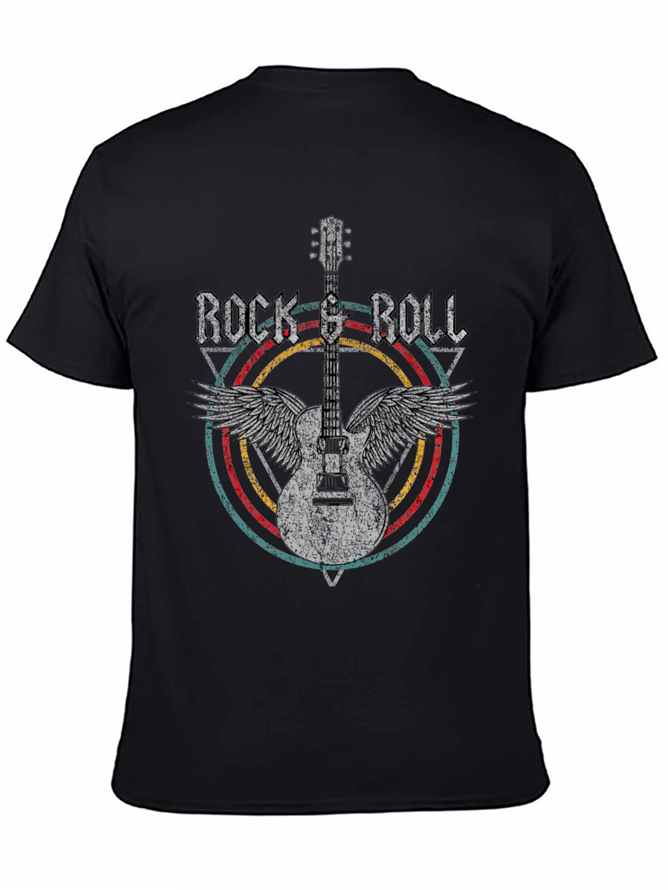 Retro Rock & Roll Guitar T-Shirt