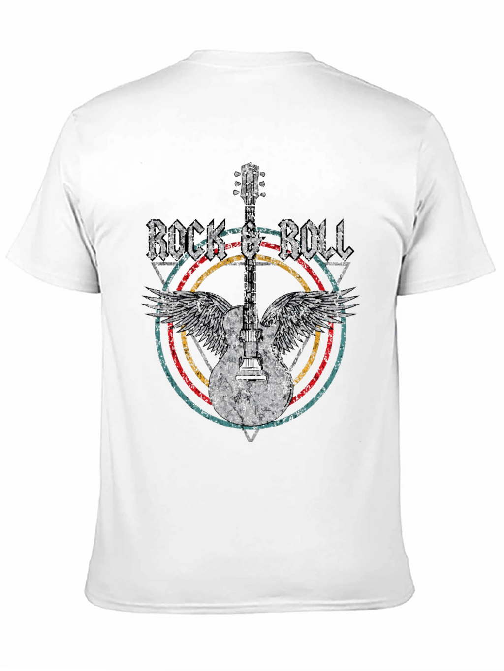 Retro Rock & Roll Guitar T-Shirt