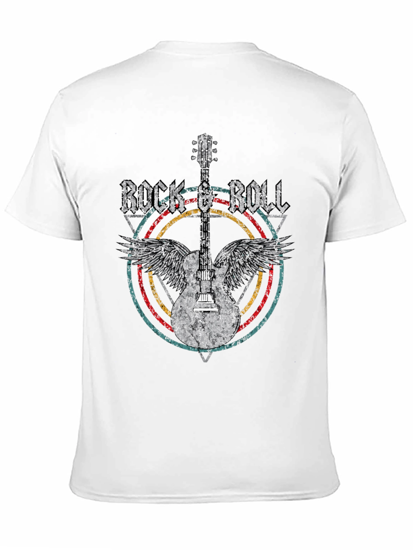 Retro Rock & Roll Guitar T-Shirt