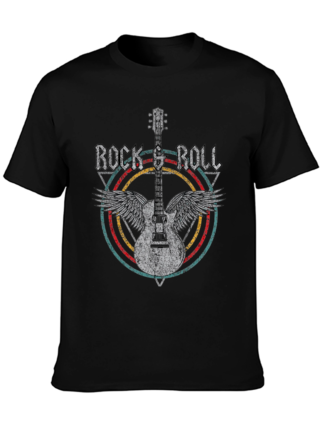 Retro Rock & Roll Guitar T-Shirt