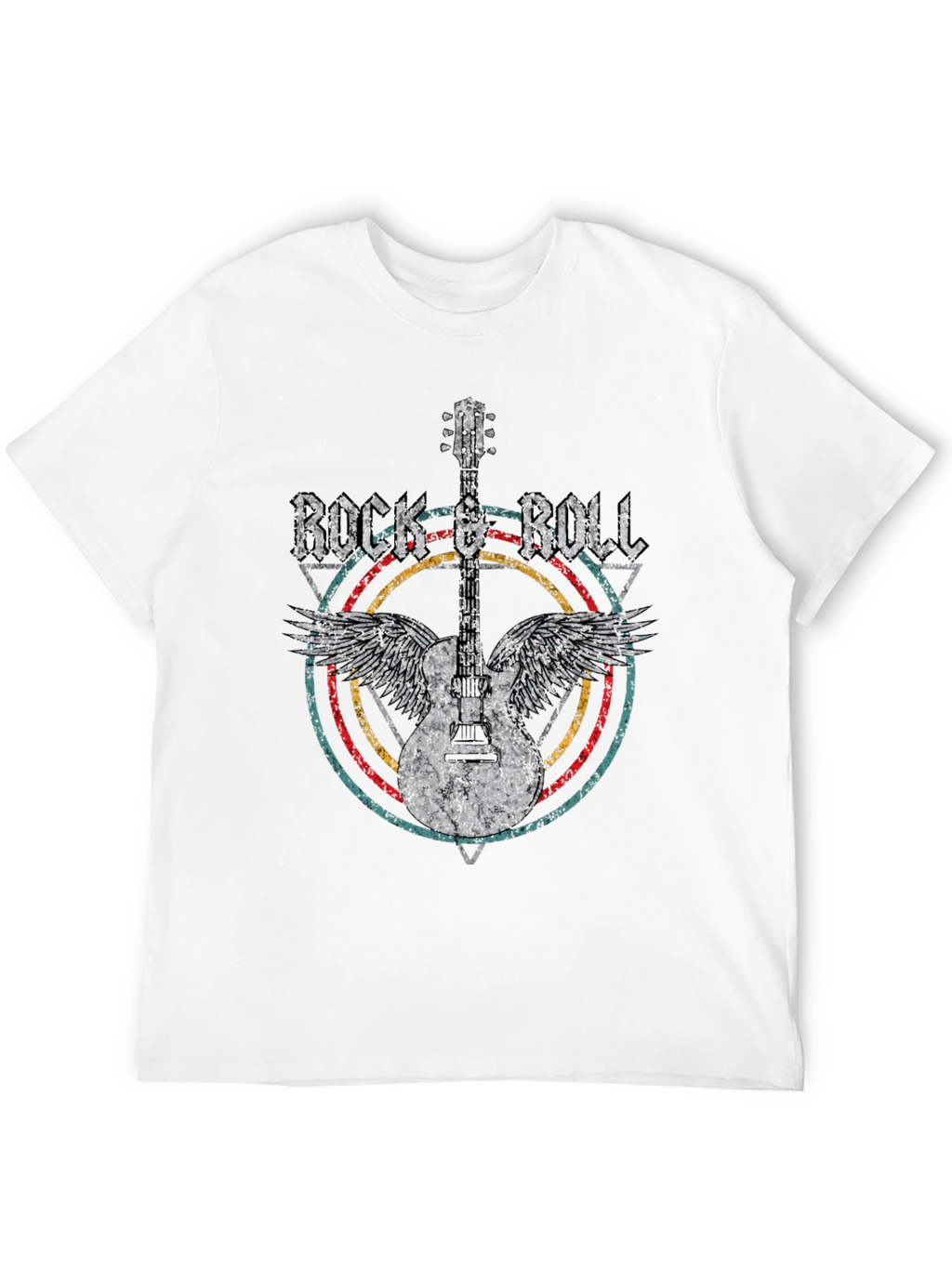 Retro Rock & Roll Guitar T-Shirt