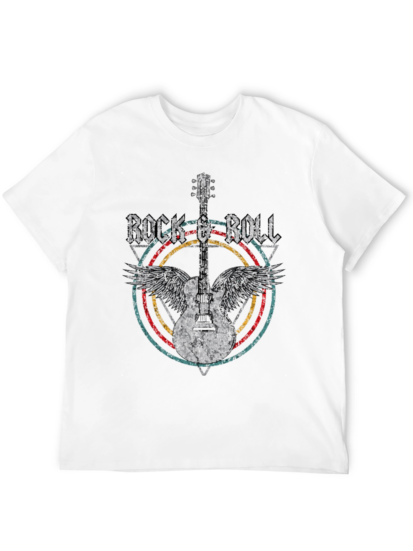Retro Rock & Roll Guitar T-Shirt