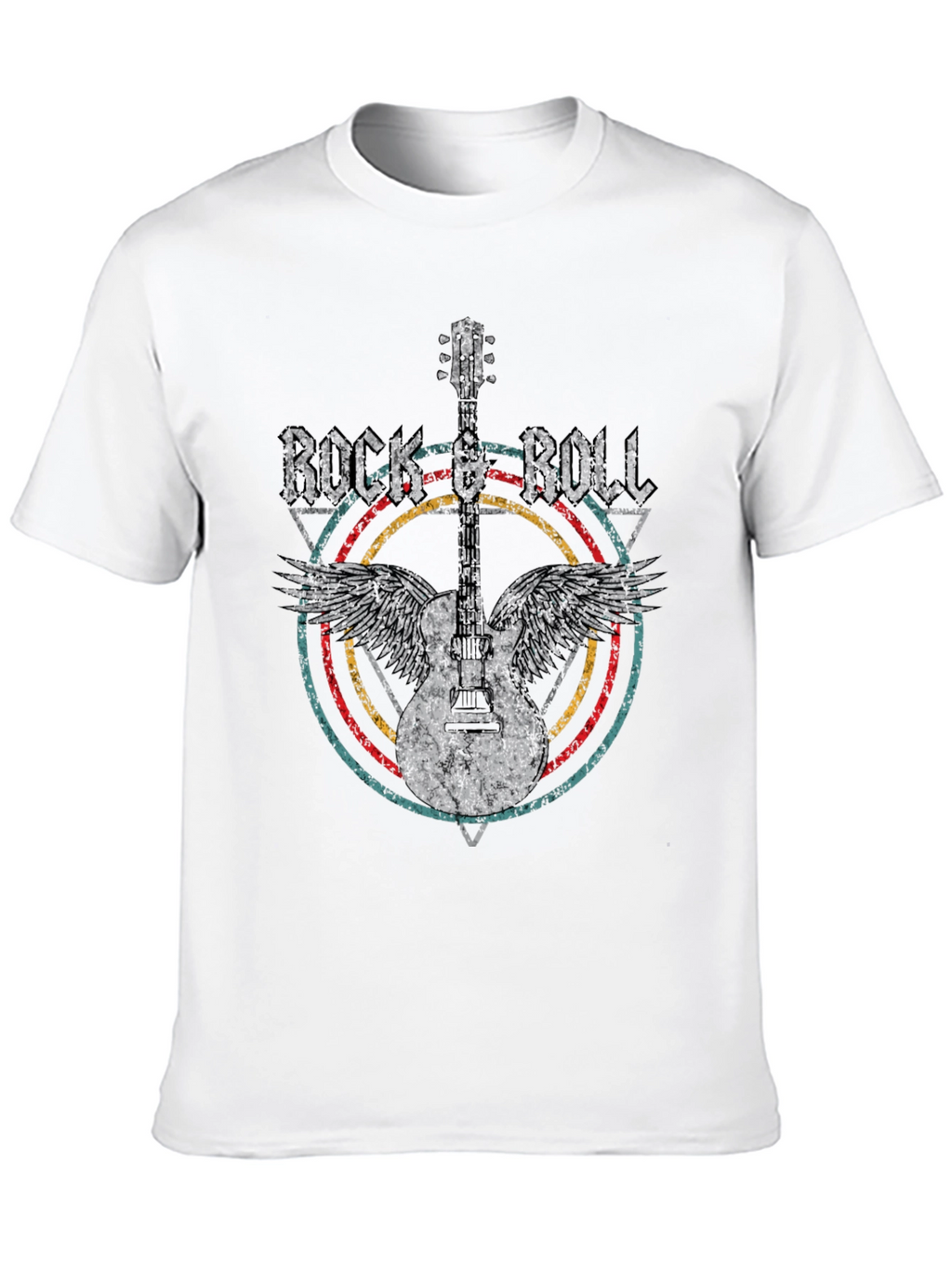 Retro Rock & Roll Guitar T-Shirt