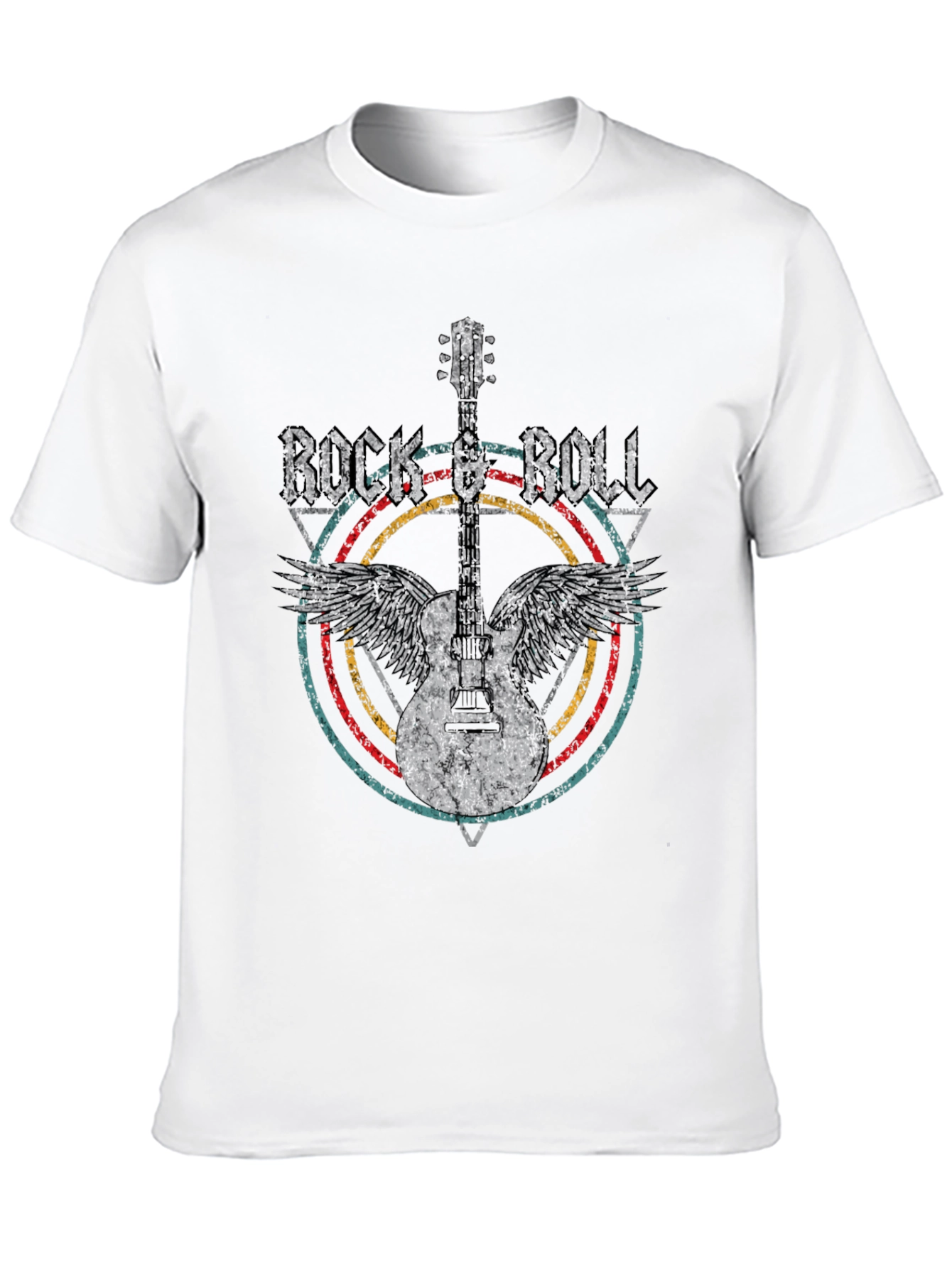 Retro Rock & Roll Guitar T-Shirt