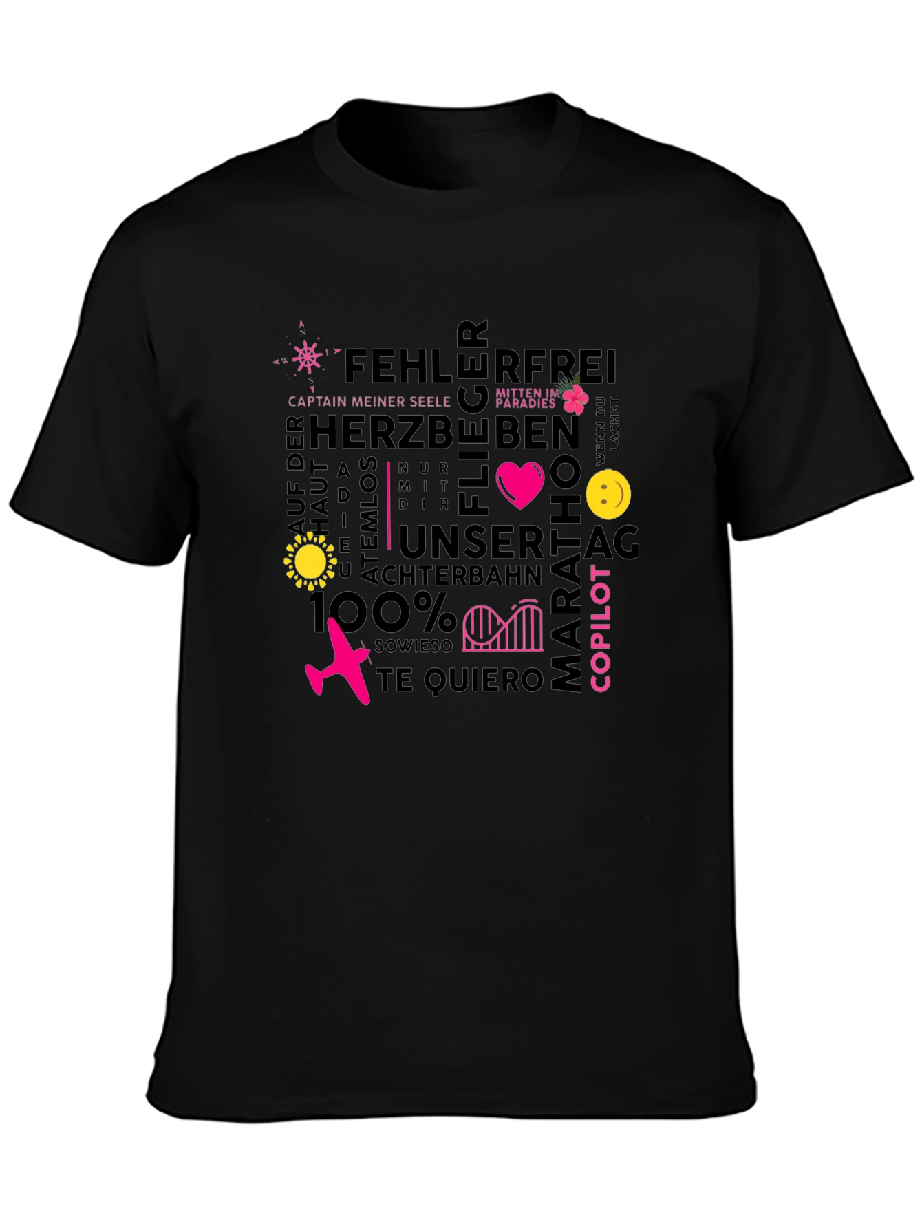Unique Graphic Tee - Fehlerfrei Design