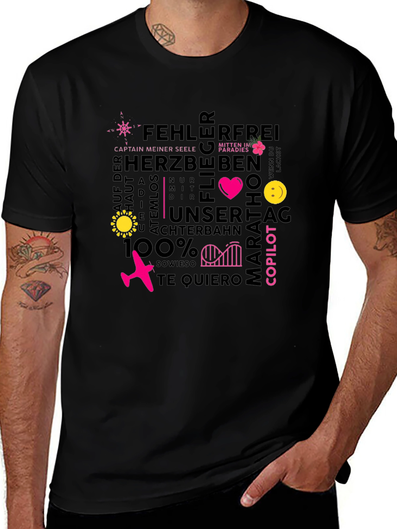 Unique Graphic Tee - Fehlerfrei Design