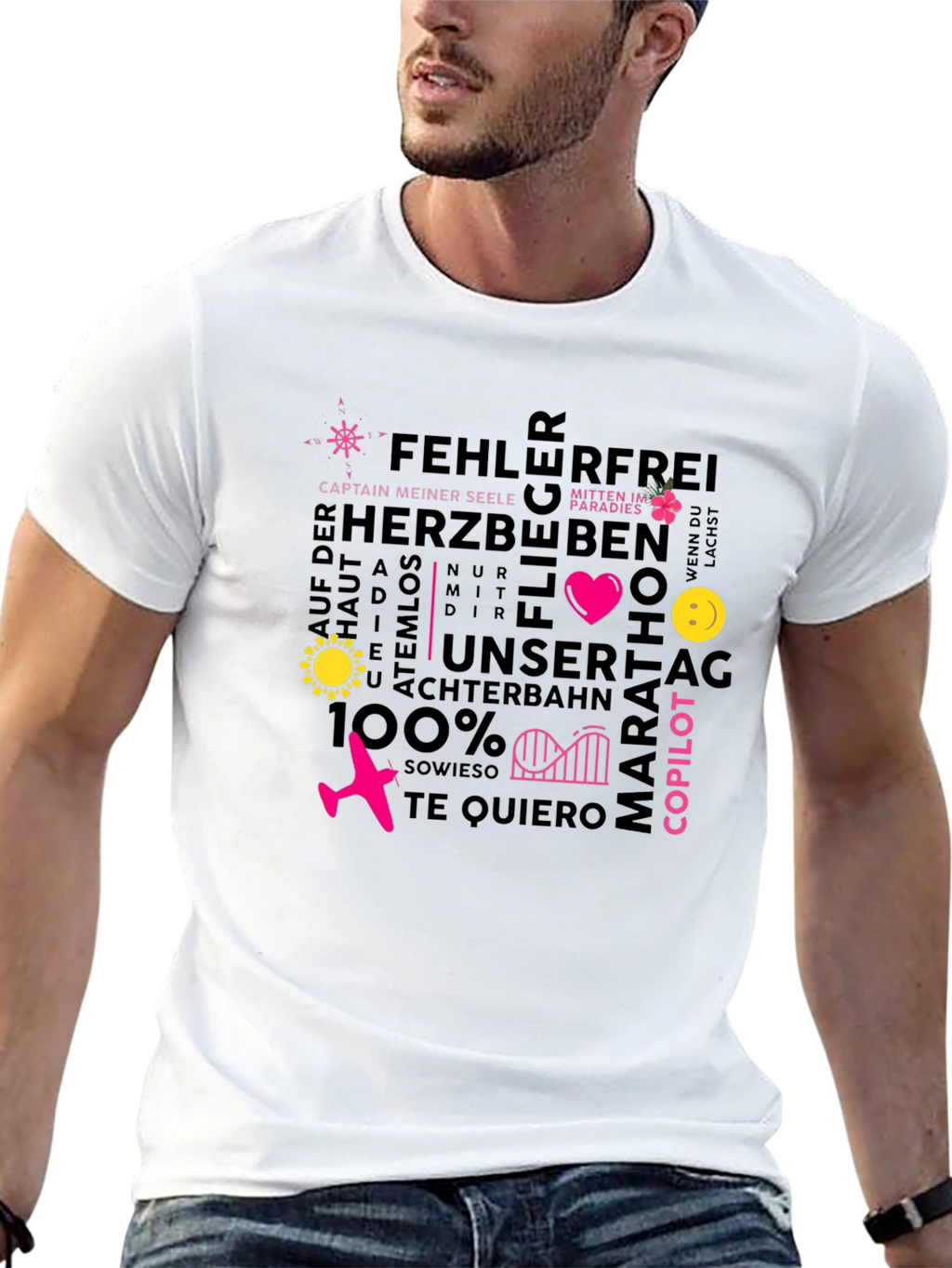 Unique Graphic Tee - Fehlerfrei Design