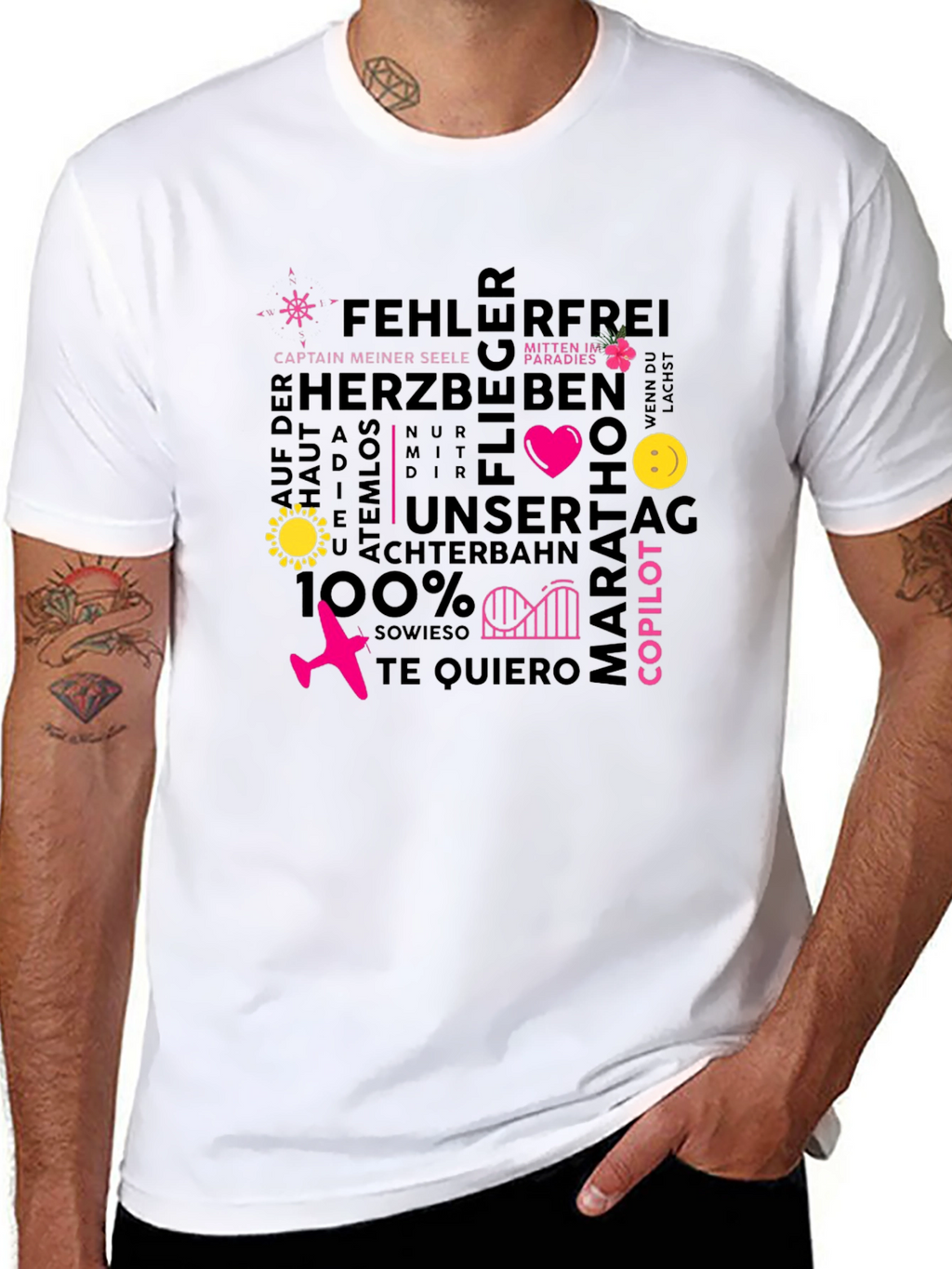 Unique Graphic Tee - Fehlerfrei Design