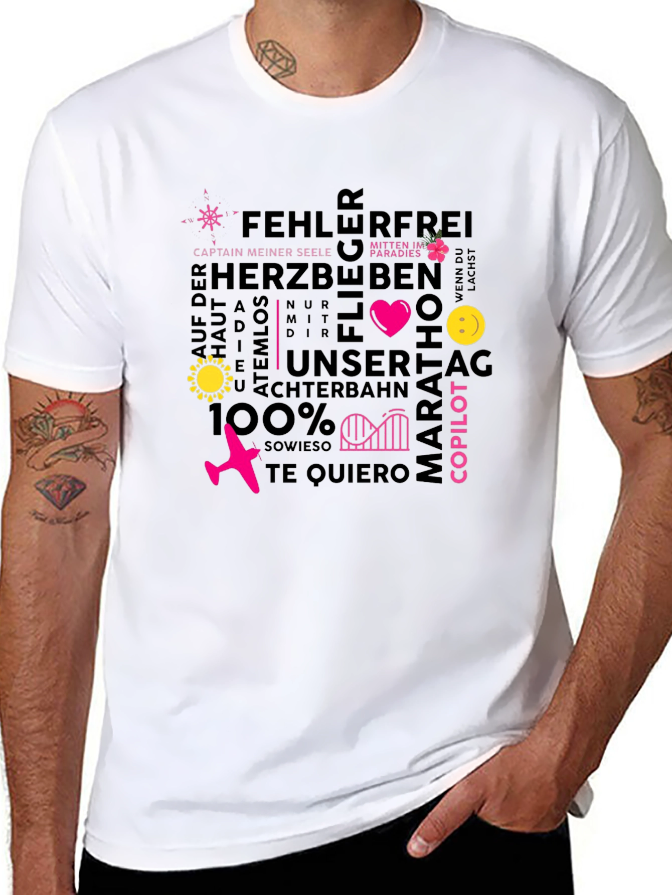 Unique Graphic Tee - Fehlerfrei Design