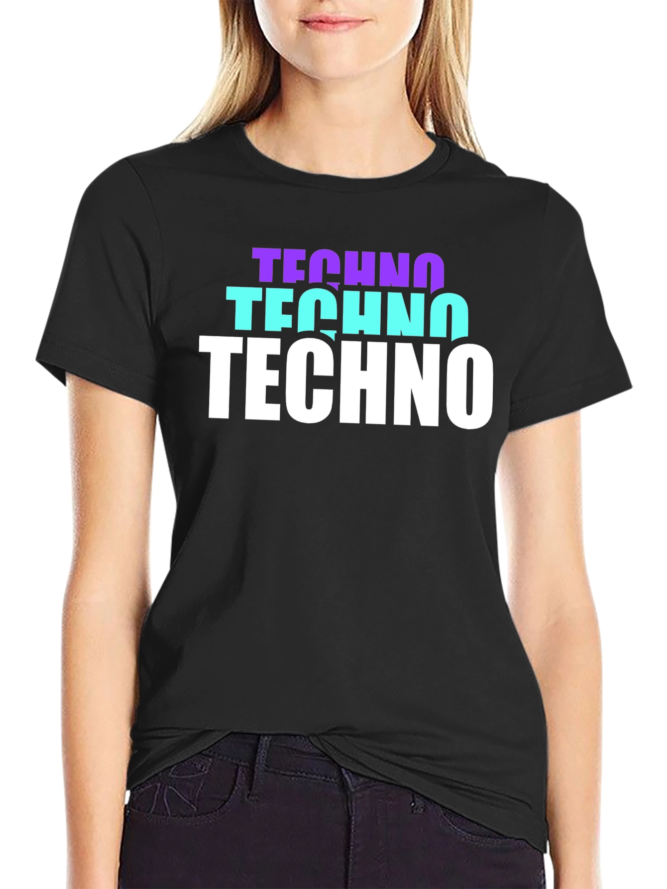 Techno Graphic T-Shirt - Stylish Music Lover Tee