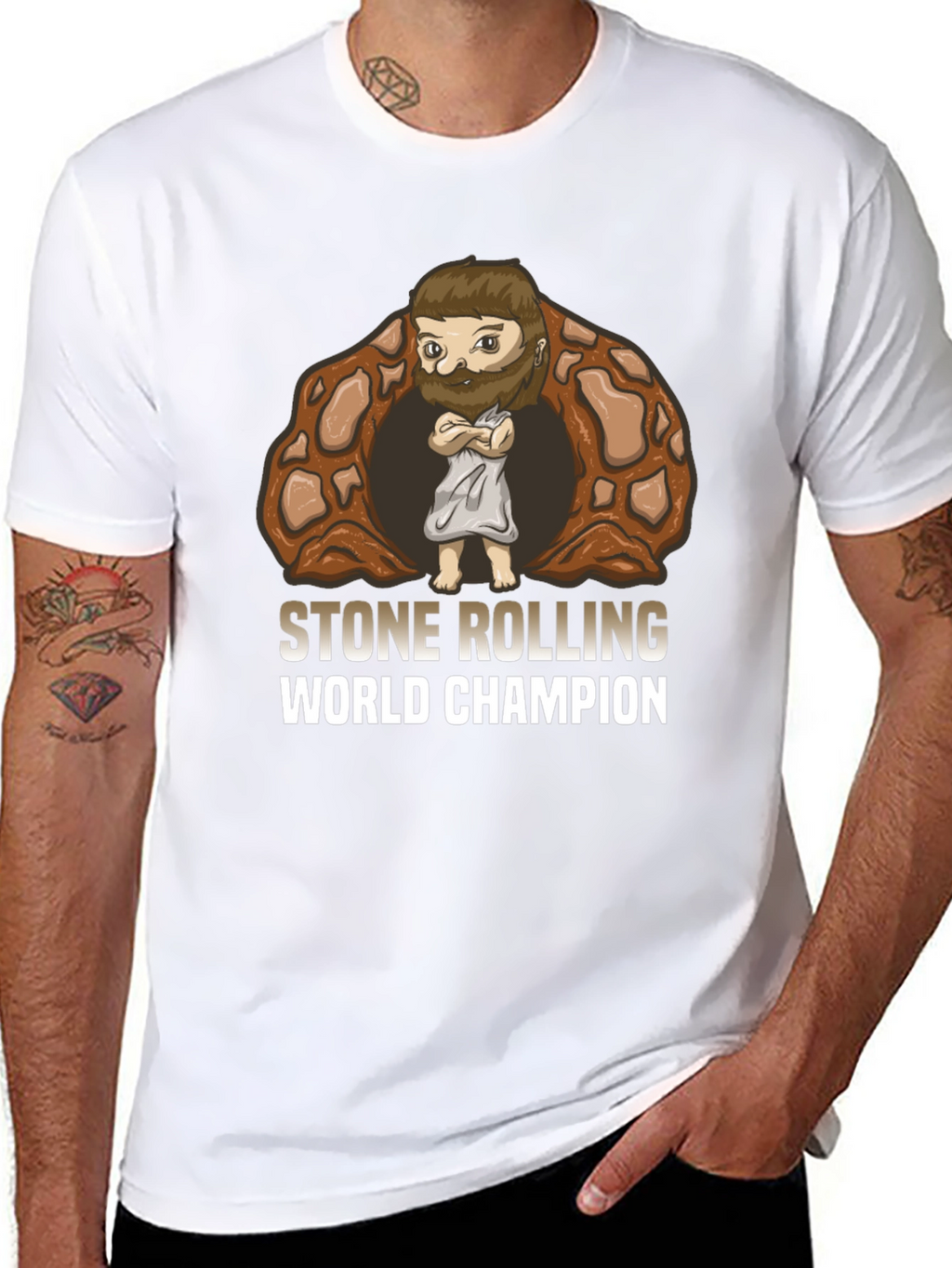 Stone Rolling World Champion Graphic Tee