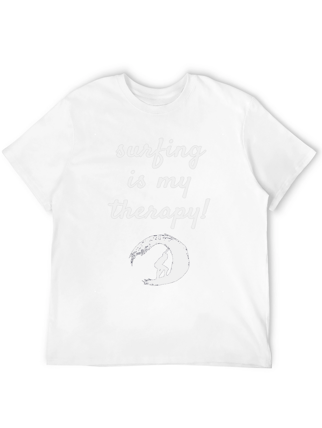 Surfing Therapy T-Shirt - Black Graphic Tee