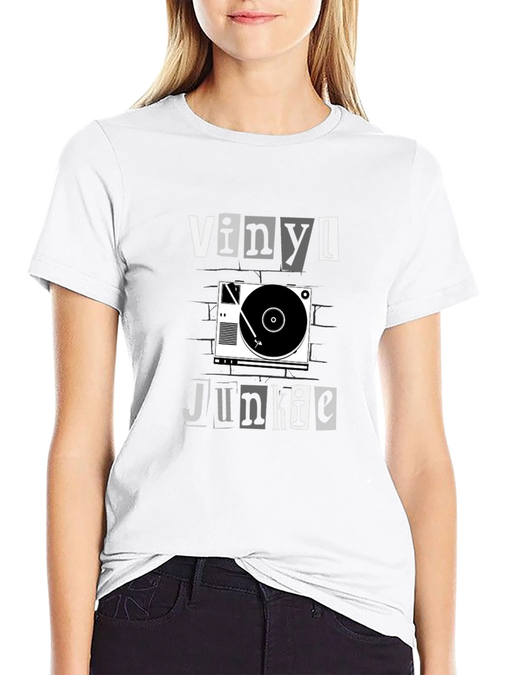 Vinyl Junkie Graphic T-Shirt