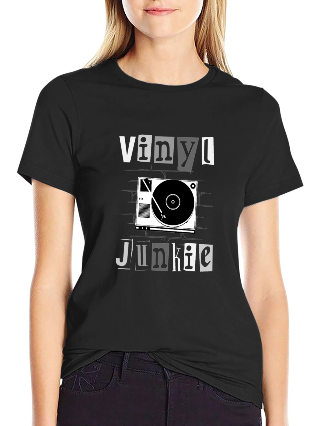 Vinyl Junkie Graphic T-Shirt