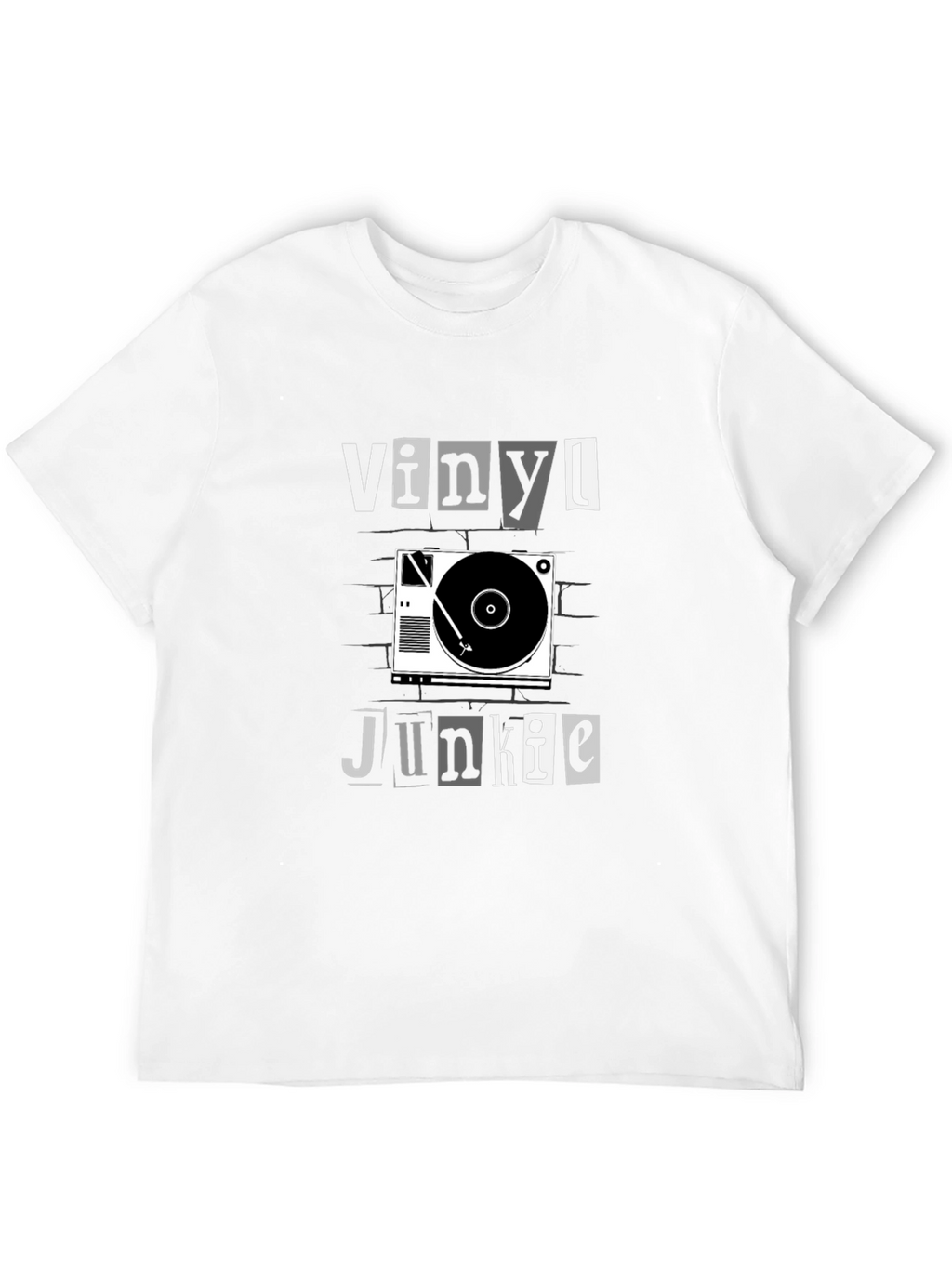 Vinyl Junkie Graphic T-Shirt