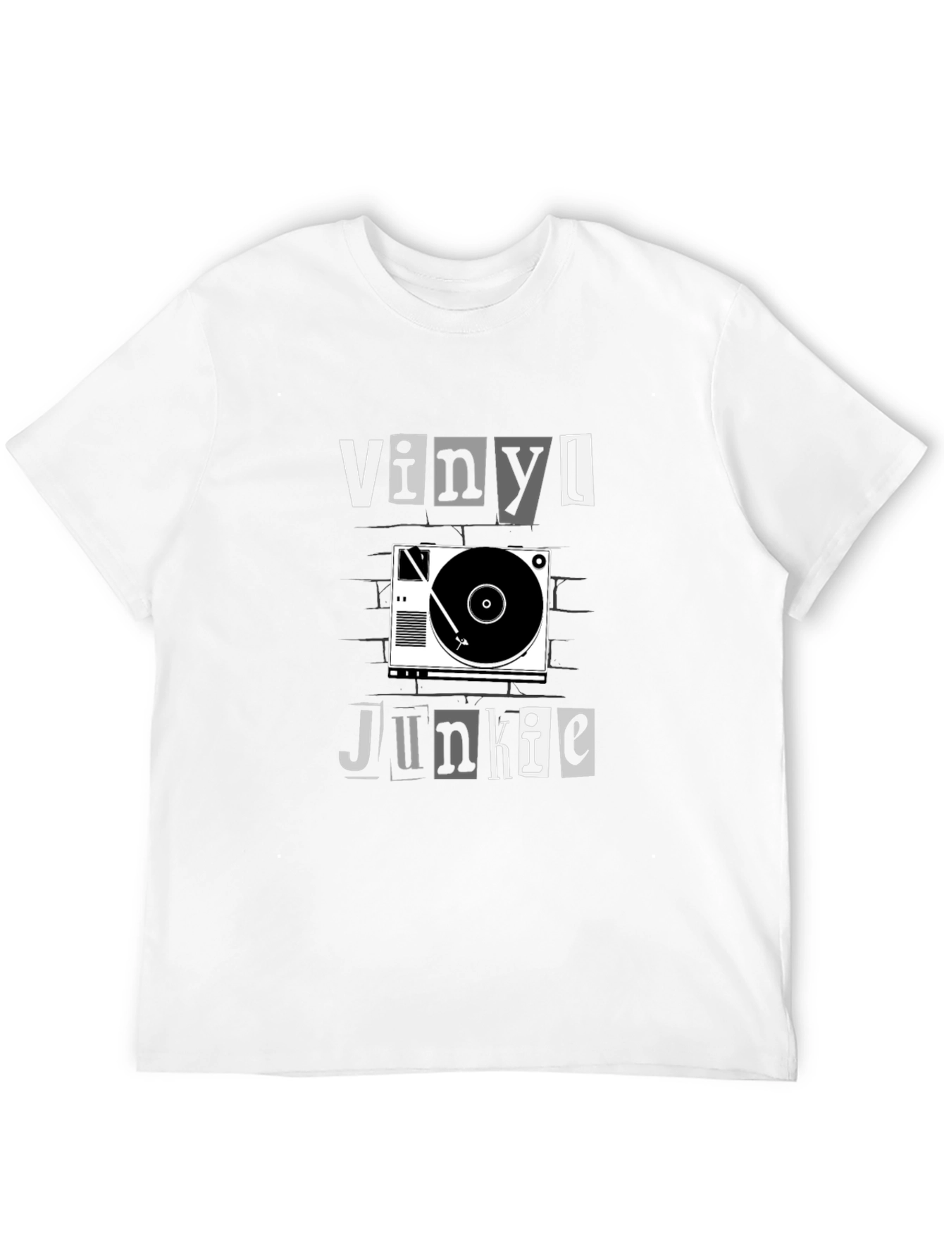 Vinyl Junkie Graphic T-Shirt