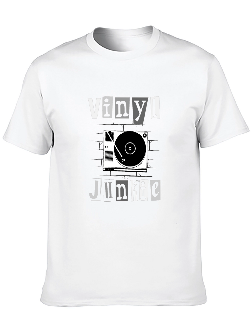 Vinyl Junkie Graphic T-Shirt