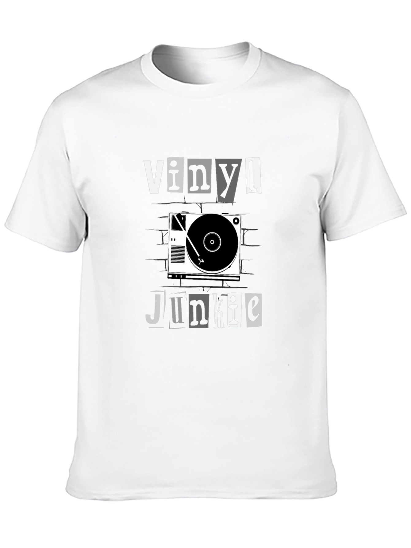 Vinyl Junkie Graphic T-Shirt