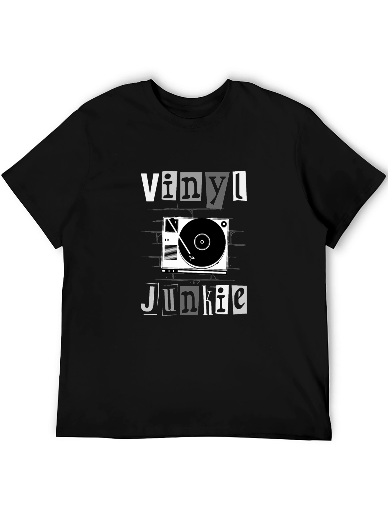 Vinyl Junkie Graphic T-Shirt