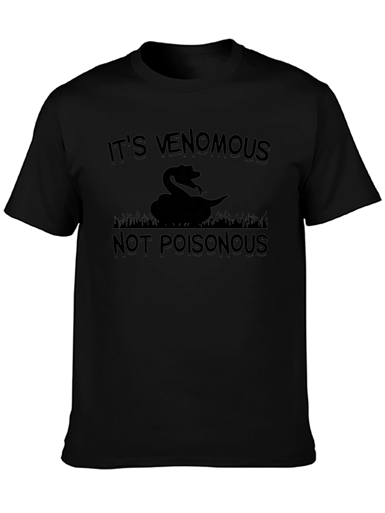 Venomous Snake Graphic Tee - Funny Nature T-Shirt
