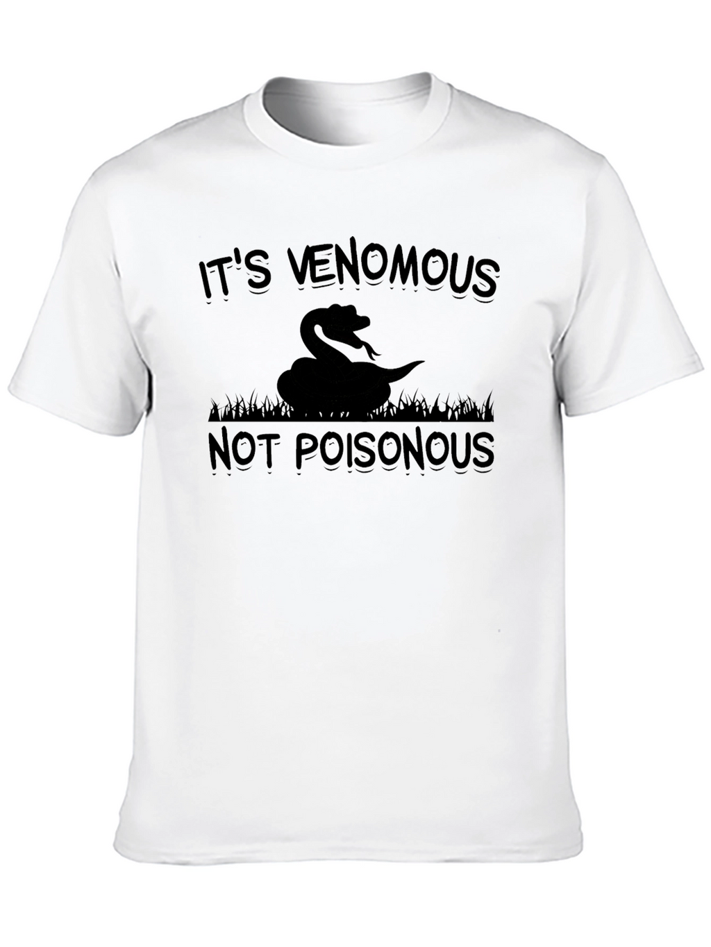 Venomous Snake Graphic Tee - Funny Nature T-Shirt