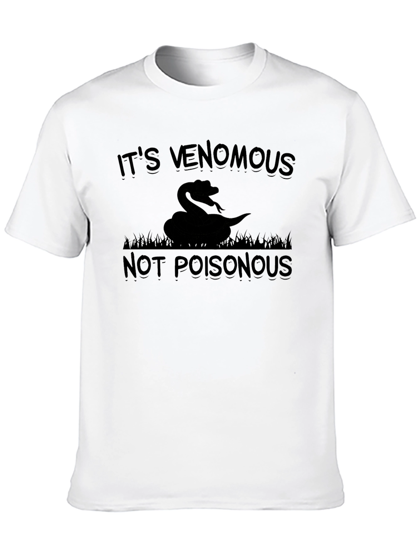 Venomous Snake Graphic Tee - Funny Nature T-Shirt