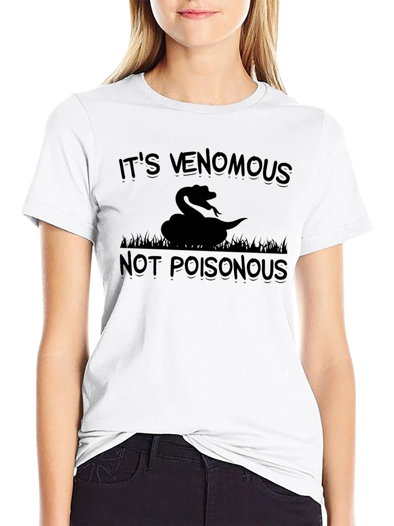 Venomous Snake Graphic Tee - Funny Nature T-Shirt
