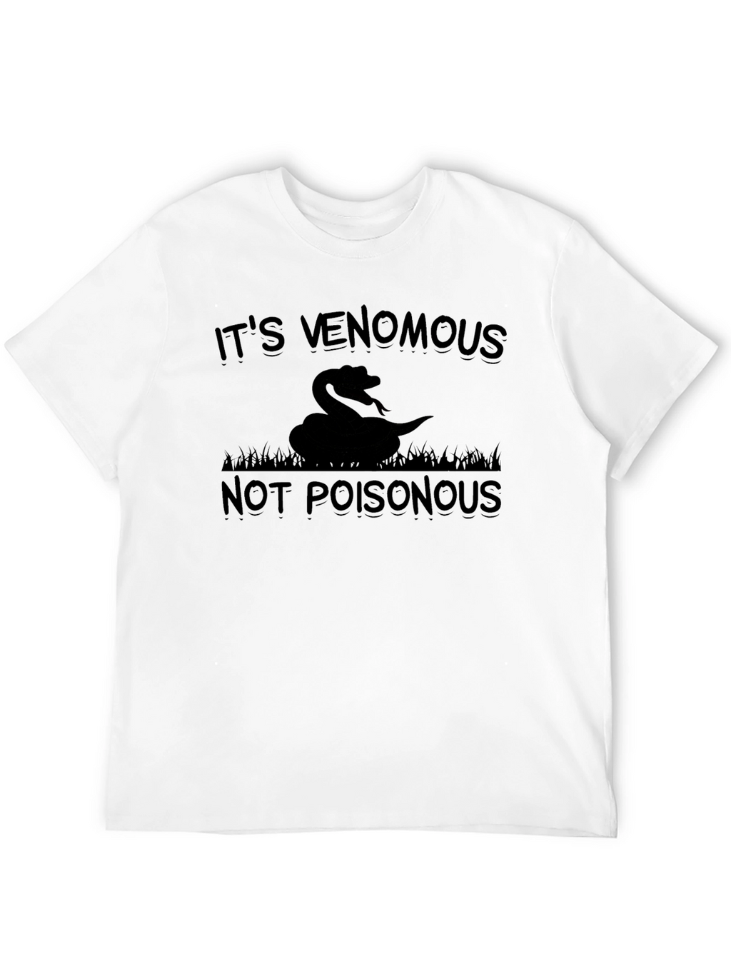 Venomous Snake Graphic Tee - Funny Nature T-Shirt