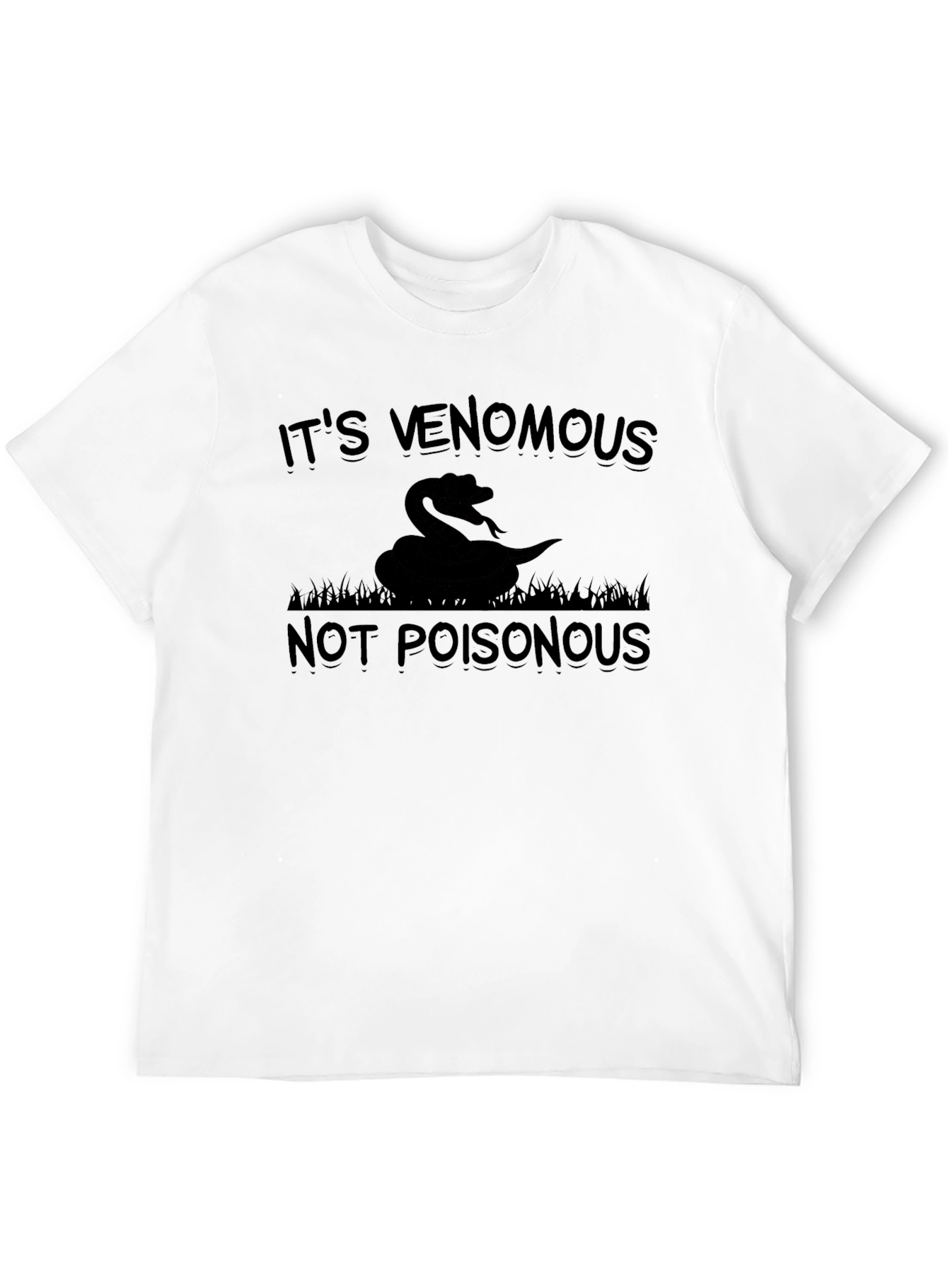 Venomous Snake Graphic Tee - Funny Nature T-Shirt