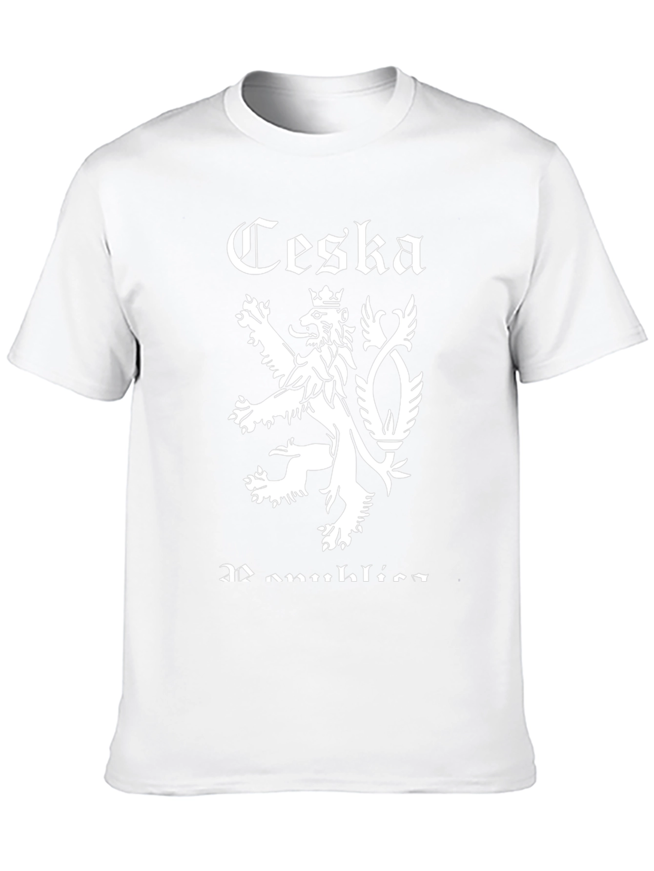 Czech Republic Lion Graphic T-Shirt