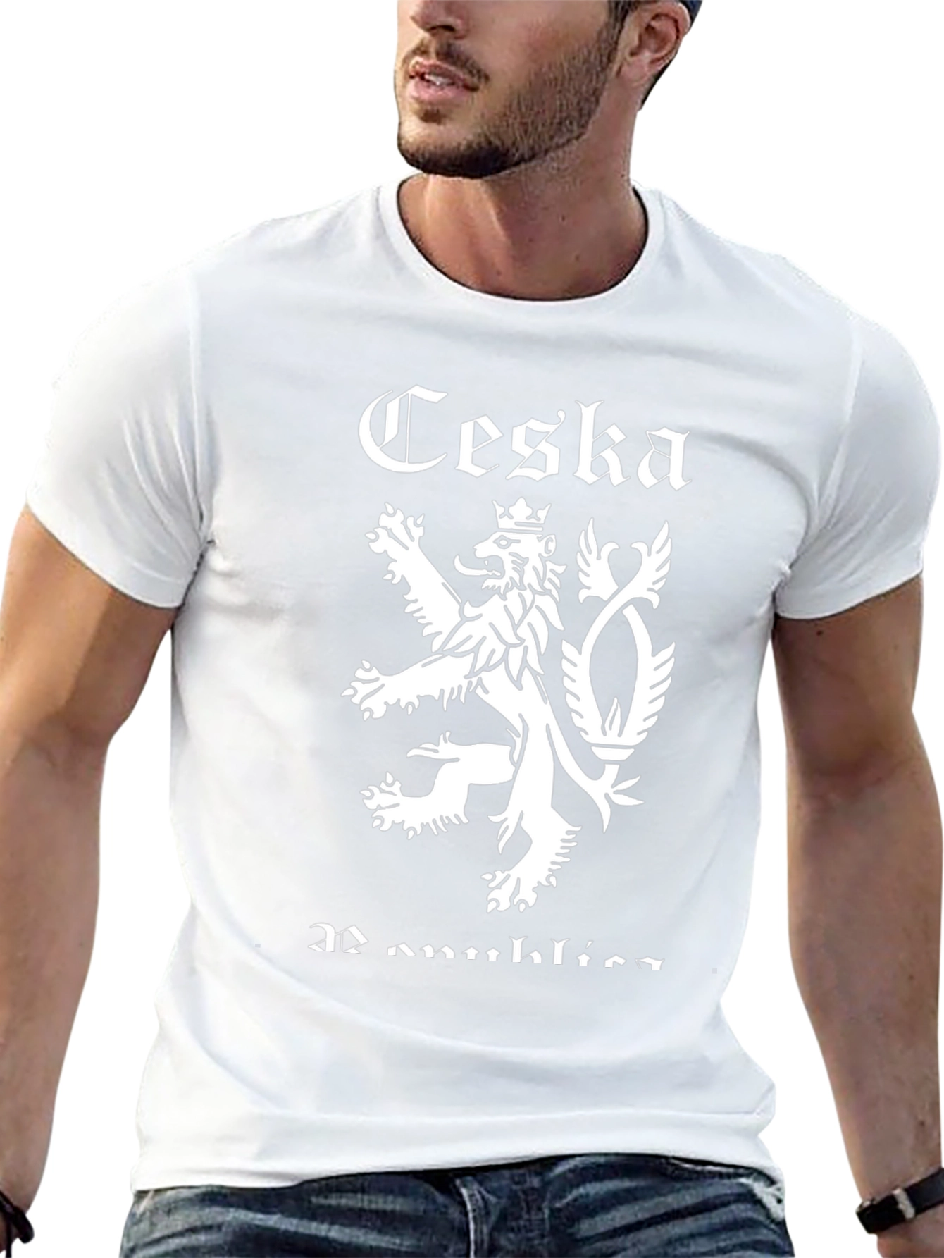 Czech Republic Lion Graphic T-Shirt