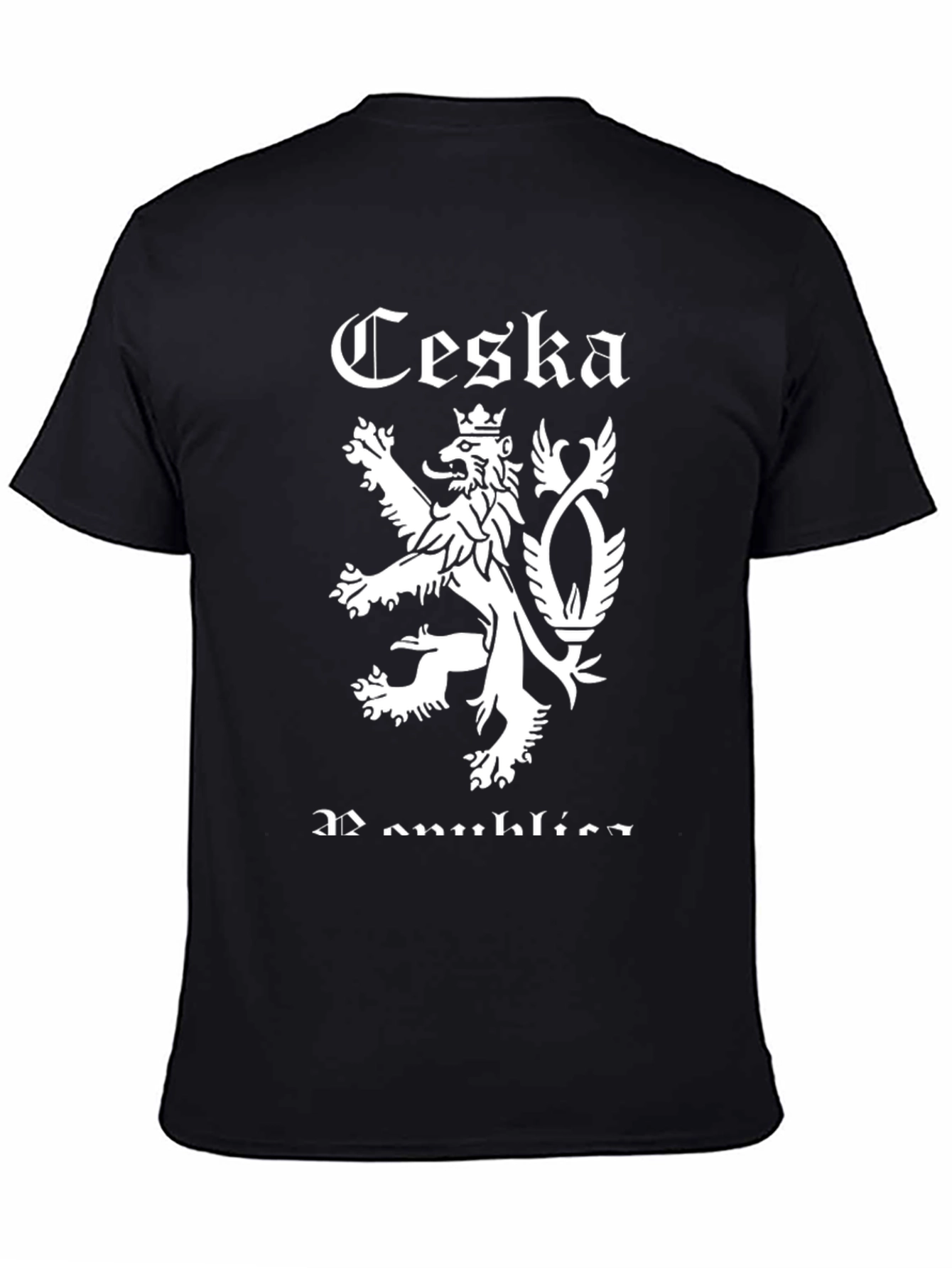 Czech Republic Lion Graphic T-Shirt