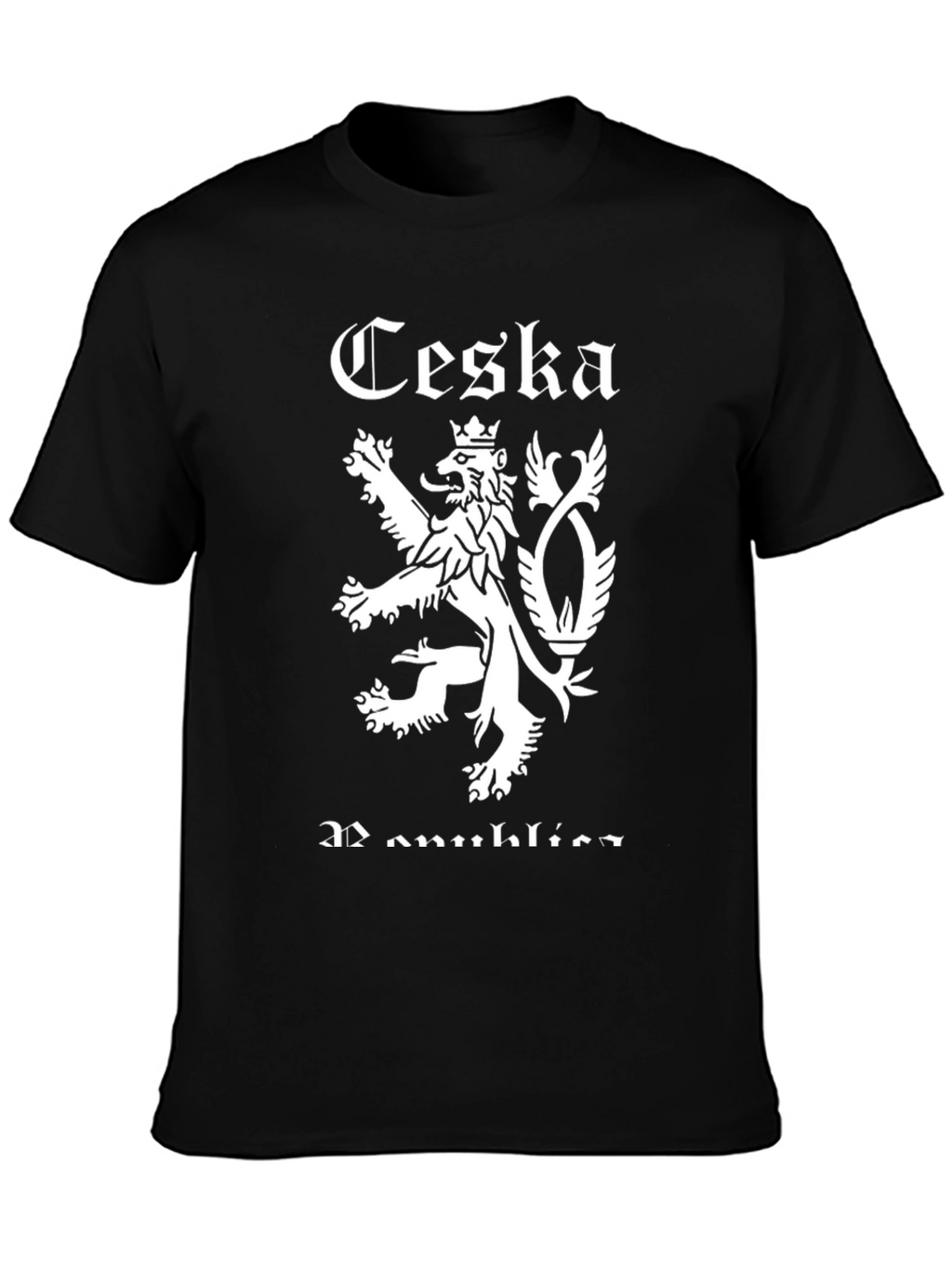 Czech Republic Lion Graphic T-Shirt