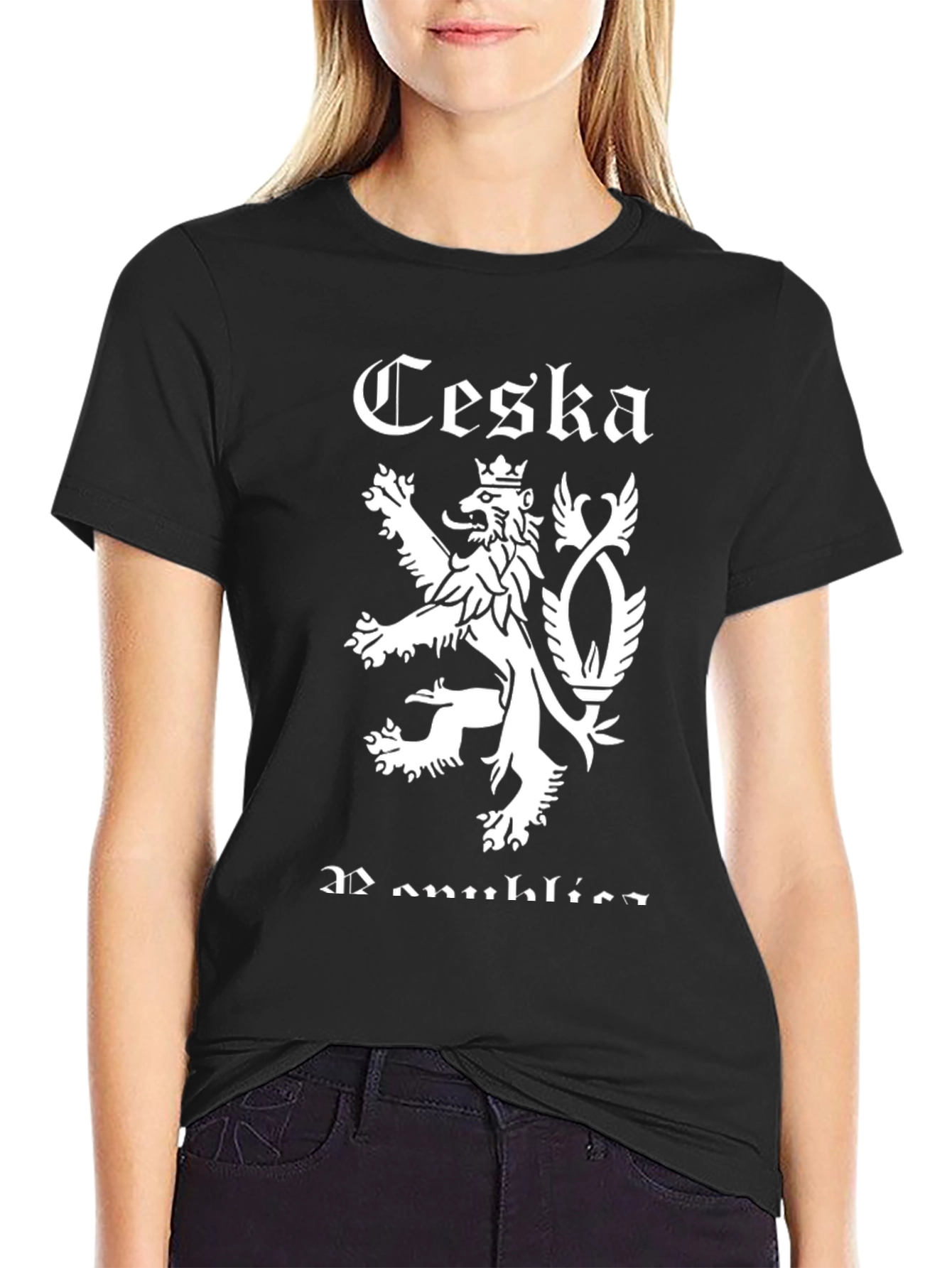 Czech Republic Lion Graphic T-Shirt